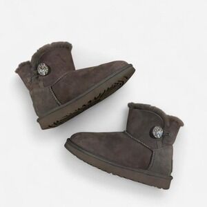 Ugg mini bailey button bling boots